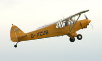 G-XCUB @ EGTH - 4. G-XCUB departing Shuttleworth Autumn Air Show, October, 2012