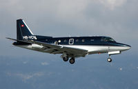 HB-VCN @ LSGG - LSGG/GVA Nice to get this Sabre in the air finally at EBACE 2012 - by Nick Dean