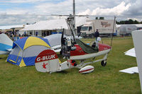 G-BUJK @ EGBP - Bensen B.8MR Gyrocopter [PFA G/01-1211] Kemble~G 10/07/2004 - by Ray Barber