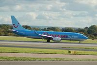 G-FDZF @ EGCC - Thomson Boeing 737 G-FDZF landed at Manchester Airport. - by David Burrell