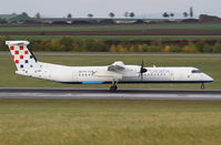 9A-CQA @ LOWW - Croatia Airlines DHC-8 - by Thomas Ranner