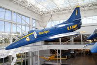 150076 @ KNPA - At the Naval Aviation Museum, marked as 154180 - by Glenn E. Chatfield