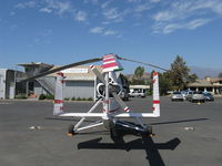 N6134S @ SZP - 1965 Air & Space Mfg., Inc. 18A jump-start autogyro, Lycoming O&VO-360-180 Hp pusher, rare production aircraft derived from Umbaugh 18A circa 1962, two-place tandem seating - by Doug Robertson