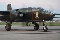 N333RW @ I74 - Preparing to depart for Dayton.  B-25 Gathering and Doolittle Reunion. - by Bob Simmermon