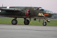 N3476G @ I74 - Departing Urbana for the Dayton B-25 Gathering and Doolittle Reunion. - by Bob Simmermon