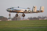 N3774 @ I74 - Departing Urbana for Dayton during the B-25 Gathering and Doolittle Reunion. - by Bob Simmermon