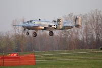 N3774 @ I74 - Departing Urbana for Dayton during the B-25 Gathering and Doolittle Reunion. - by Bob Simmermon