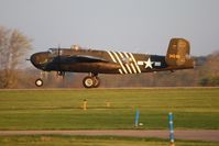 N5548N @ I74 - Departing for Dayton during the B-25 Gathering and Doolittle Reunion. - by Bob Simmermon