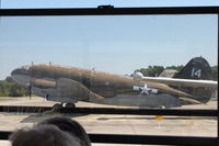 43-47350 @ KNPA - At the Naval Aviation Museum.  Looking out the opposite side of the bus - the only way I could see it. - by Glenn E. Chatfield