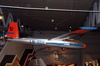 LN-GGS @ ENBO - Let L-13 Blanik all-metal glider in the Norsk Luftfartsmuseum in Bodø, Norway. It was previously used by the Norsk Aero Klubb, but owned by the Air Force. - by Henk van Capelle