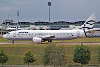 SX-BGR @ LFPG - Boeing 737-408 [25063] (Aegean Airlines) Charles De Gaulle~F 09/07/2006 - by Ray Barber