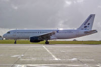 LX-STB @ EGGW - Strategic Air's 1994 Airbus A320-212, c/n: 436 departing Luton for Bangor - by Terry Fletcher