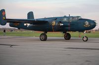 N9643C @ I74 - Departing Urbana, Ohio during the B-25 Gathering and Doolittle Reunion. - by Bob Simmermon