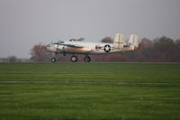 N9856C @ I74 - Departing Urbana, Ohio during the B-25 Gathering and Doolittle Reunion. - by Bob Simmermon