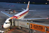 EC-IZH @ EDDL - Iberia, Airbus A320-214, CN: 2225, Name: San Pedro de Roda - by Air-Micha