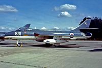 WT804 @ EGVI - Hawker Hunter GA.11 [41H/670747] RAF Greenham Common~G 01/08/1976 - by Ray Barber