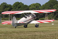 N450SS @ X36 - Stearman Model 75 (N450SS) taxis at Buchan Airport - by jwdonten