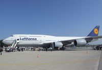 D-ABYA @ EDDB - Boeing 747-830 of Lufthansa at the ILA 2012, Berlin - by Ingo Warnecke