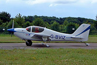 G-BVIZ @ EGBP - Europa Avn Europa [PFA 247-12601] Kemble~G 11/07/2004. Now fitted with a tricycle undercarriage. - by Ray Barber
