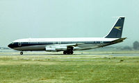 G-AXGX @ EGLL - Boeing 707-336C [20375] (British Airways) Heathrow~G 01/07/1975. Taken from a slide. - by Ray Barber