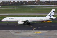 SX-DGA @ EDDL - Aegean Airlines, Airbus A321-231, CN: 3878 - by Air-Micha