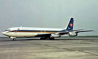 S2-ACA @ EBOS - Boeing 707-351C [19434] (Biman Bangladesh) Oostende~OO 14/08/1977. Image taken from a slide. - by Ray Barber
