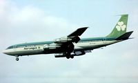 EI-ANV @ EGLL - Boeing  707-348C [19001] (Aer Lingus) Heathrow~G 1978. Image taken from a slide. - by Ray Barber