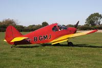 G-BGMJ @ EGBR - Gardan GY-201 Minicab. Hibernation Fly-In, The Real Aeroplane Club, Breighton Airfield, October 2012. - by Malcolm Clarke