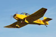 G-BDJD @ EGBR - Jodel D112. Hibernation Fly-In, The Real Aeroplane Club, Breighton Airfield, October 2012. - by Malcolm Clarke