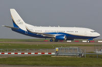 N444HE @ EGSH - Sat on stand in the hazy mist. - by Matt Varley