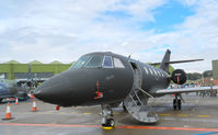 053 @ EGQL - 717sqn Falcon 20 in The static display at Leuchars airshow 2011 - by Mike stanners