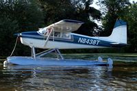 N8438T @ 96WI - Cessna 182B Skylane [52338] Oshkosh-Lake Winnebago Seaplane Base~N 30/07/2008 - by Ray Barber