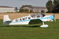 G-AWFW @ EGBR - Jodel D-117. Hibernation Fly-In, The Real Aeroplane Club, Breighton Airfield, October 2012. - by Malcolm Clarke