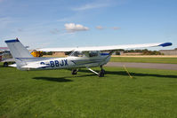 G-BBJX @ EGBR - Reims F150L. Hibernation Fly-In, The Real Aeroplane Club, Breighton Airfield, October 2012. - by Malcolm Clarke