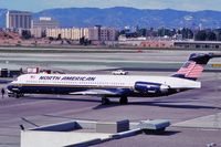 N183NA @ KLAX - March 1993 - North American MD80 at LAX - by John Meneely