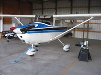 N7830T @ KOEO - In her new hanger in Osceola, WI.