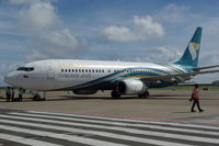 A4O-BA @ OTBD - Oman Air, Boeing 737-8BK (WL), CN: 29685/2457, Name: Fahud - by Air-Micha