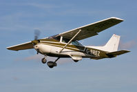 G-BREZ @ EGBR - Cessna 172M Skyhawk. Hibernation Fly-In, The Real Aeroplane Club, Breighton Airfield, October 2012. - by Malcolm Clarke