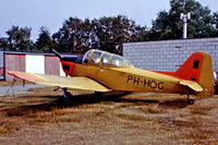 PH-HOG @ EHHV - Fokker S-11-1 Instructor [6275] Hilversum~PH 29/08/1976. Image taken from a slide. Shown here with military serial painted out. - by Ray Barber