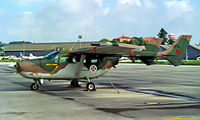13701 @ LPST - R/Cessna FTB.337G Super Skymaster [0002] Sintra-Lisbon~CS 06/05/2000. Preserved and airworthy. - by Ray Barber
