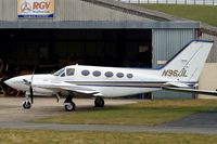 N96JL @ EGBJ - Cessna 421C Golden Eagle [421C-0627] Staverton~G 18/03/2010 - by Ray Barber