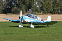 G-AWFW @ EGBR - Jodel D-117. Hibernation Fly-In, The Real Aeroplane Club, Breighton Airfield, October 2012. - by Malcolm Clarke