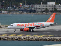 G-EZAW @ LXGB - easyJet Airbus A319 about to depart from Gibraltar. - by Jonathan Allen