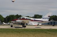 N5911M @ KOSH - Cessna 310P - by Mark Pasqualino