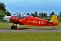 G-BHHX @ EGBP - Jodel D.112 [223] Kemble~G 11/07/2004. Seen taxiing for departure. - by Ray Barber