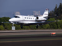 N134FM @ KSMO - N134FM arriving on RWY 21 - by Torsten Hoff