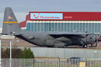 92-1532 @ EGGW - 1992 Lockheed C-130H Hercules, c/n: 382-5328 at Luton - by Terry Fletcher