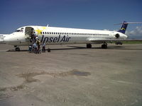 PJ-MDA @ MTPP - Boarding at Insel Air aircraft at the Toussaint Louverture International Airport of Port-au-Prince (Direction Miami international Airport MIA) - by Jonas Laurince