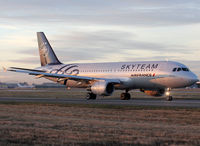 F-GFKY @ LFBO - Taxiing holding point rwy 14L for departure... Now in full Skyteam c/s - by Shunn311