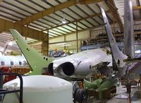 129554 - Vought F7U-3 Cutlass being restored at the Museum of Flight Restoration Center, Everett WA